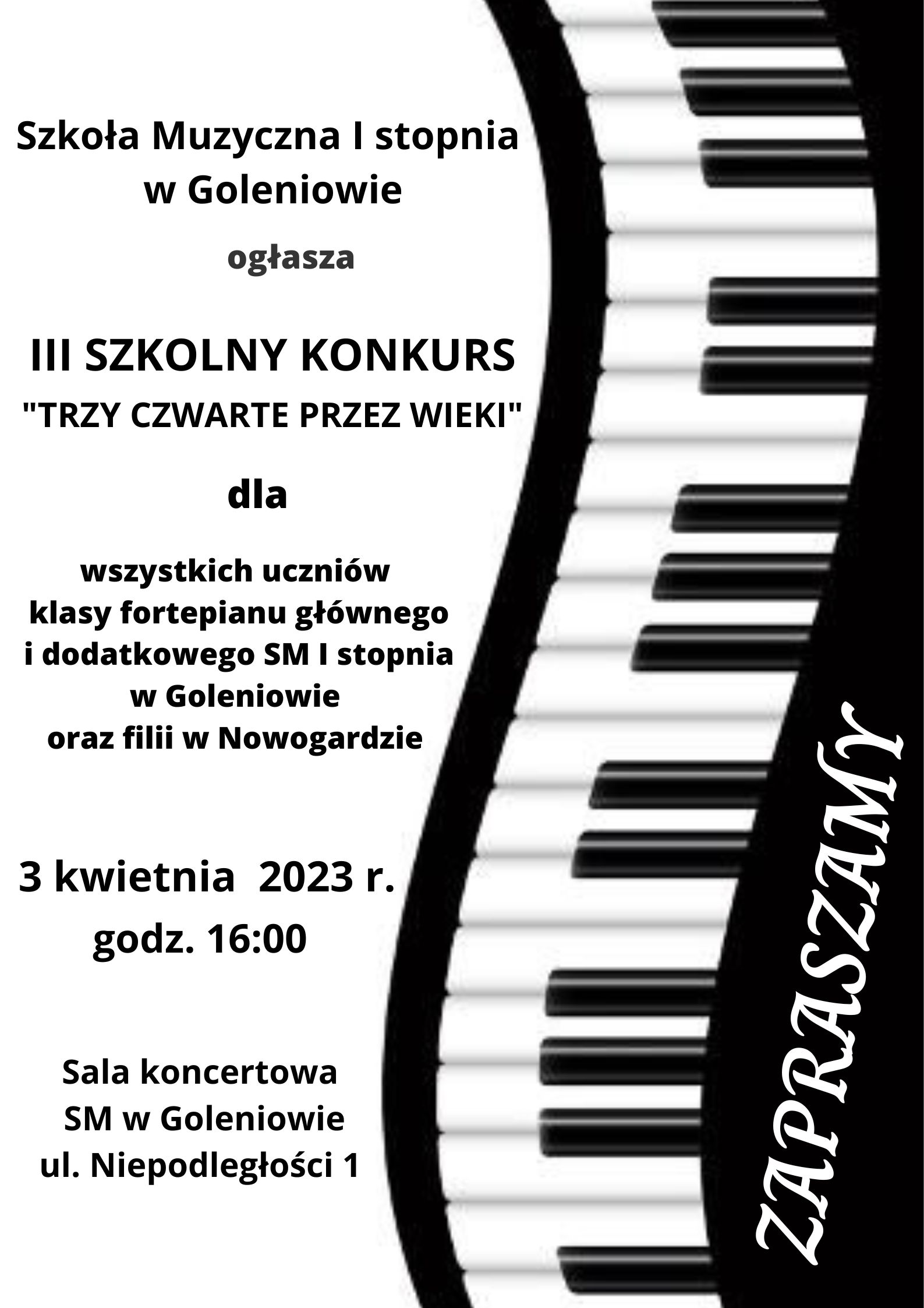 Szkoła Muzyczna I stopnia w Goleniowie